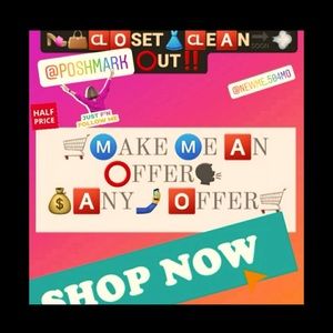 70% OF CLOSET MUST GO ASAP!!